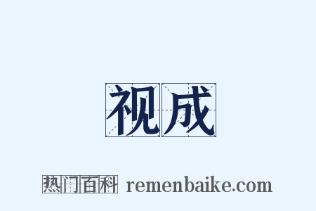视成是什么意思的图片